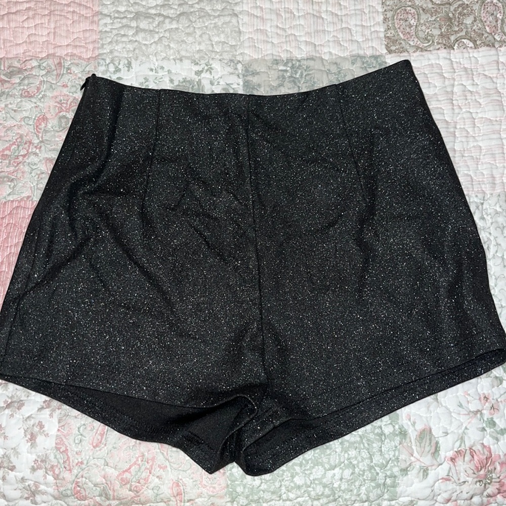 Cider Black Glitter Shorts Size Medium BRAND NEW